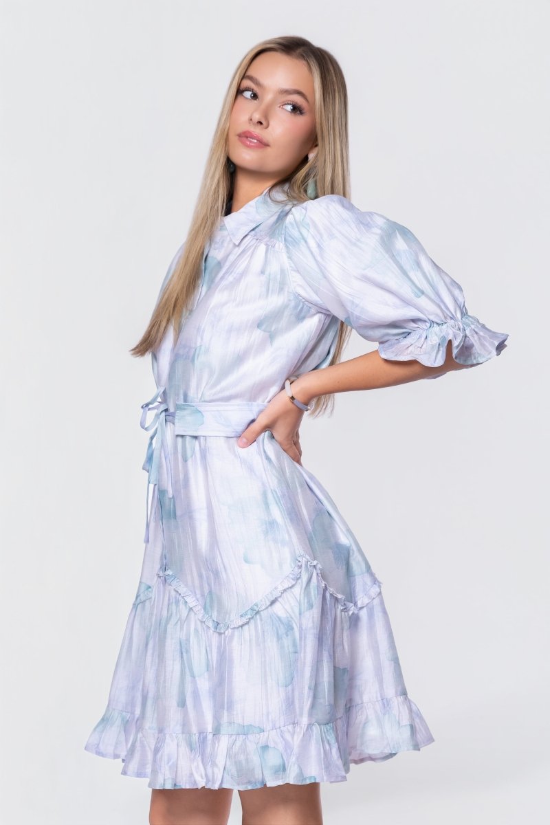 Juni Dress (Green Blue) - Dress - Yakira Bella