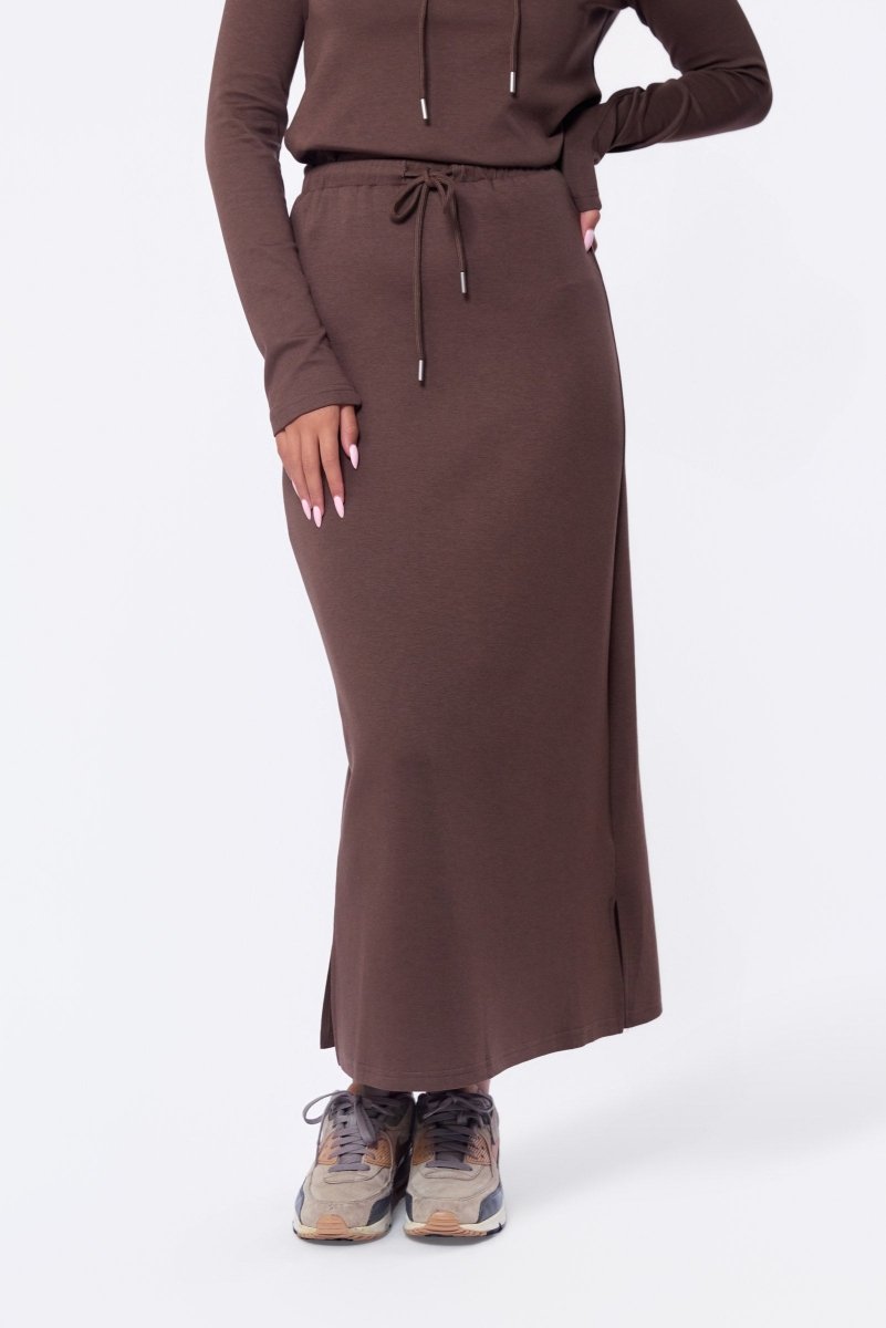 Junia Skirt (Brown) - Skirt - Yakira Bella