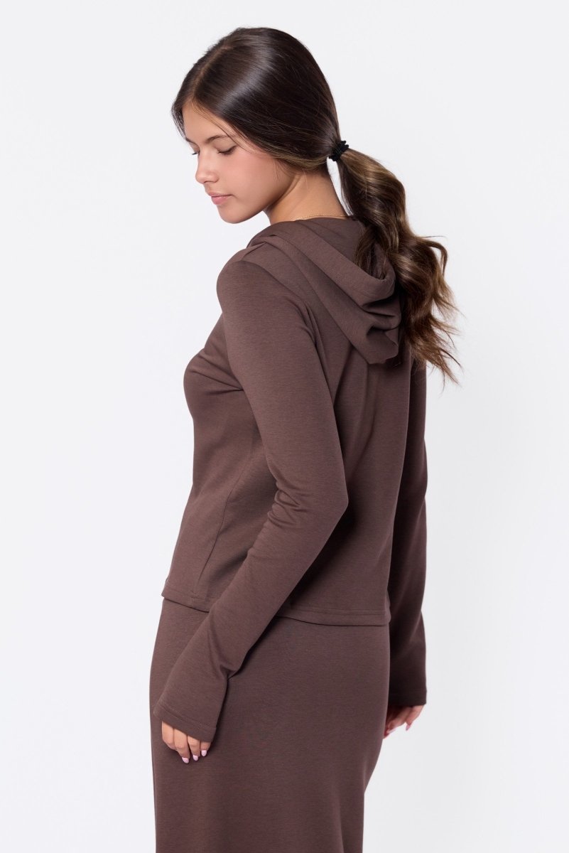 Junia Top (Brown) - Top - Yakira Bella