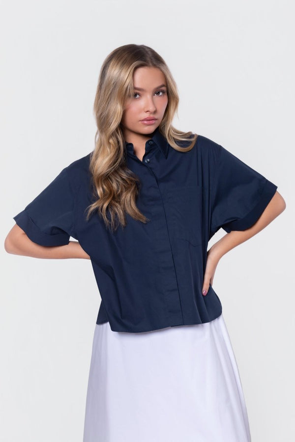 Kai Top (Navy) - Top - Yakira Bella