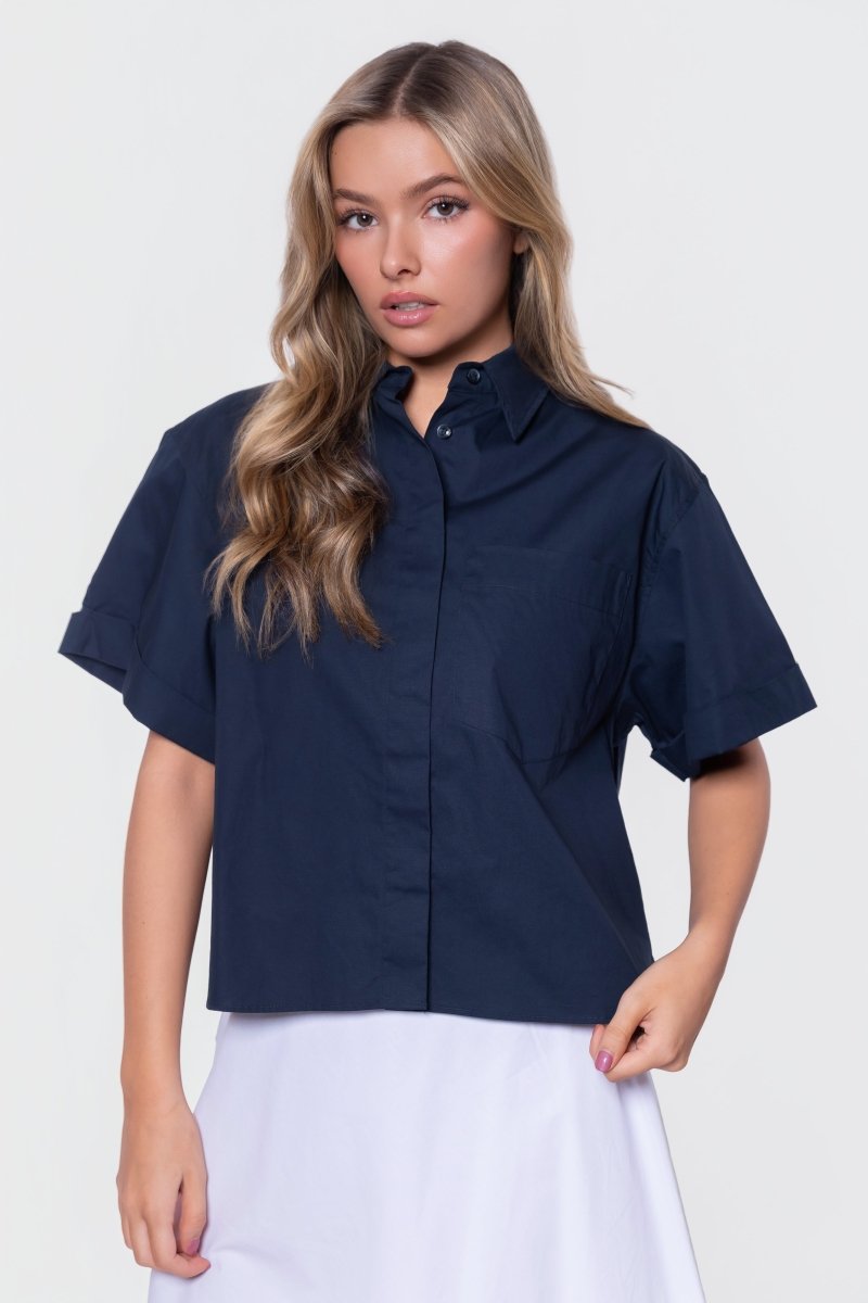Kai Top (Navy) - Top - Yakira Bella