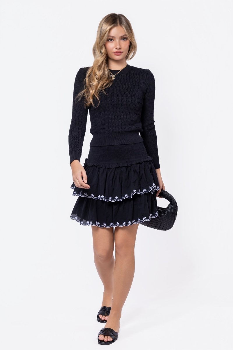Kaida Skirt (Black) - Skirt - Yakira Bella