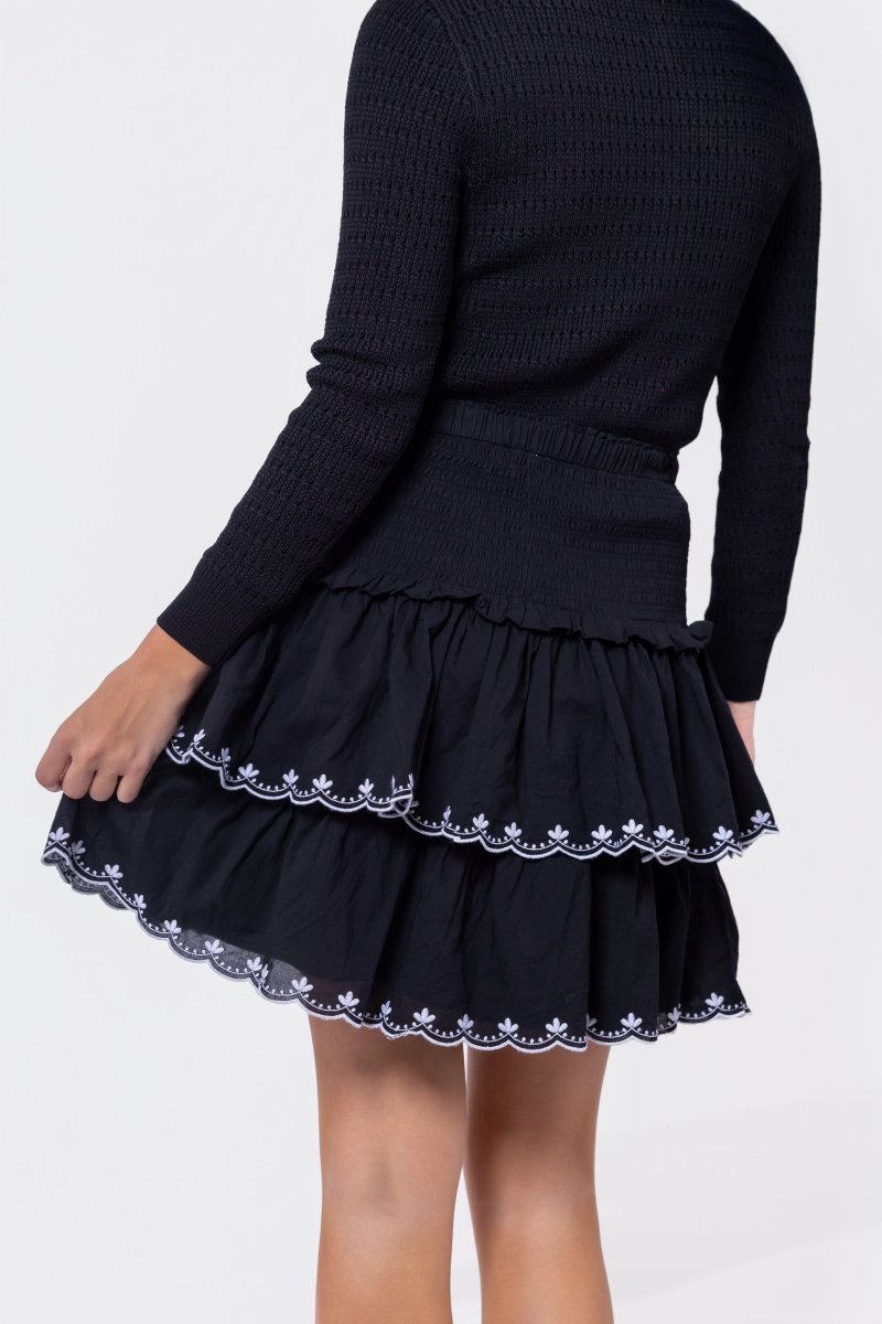 Kaida Skirt (Black) - Skirt - Yakira Bella