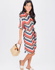 KALANI DRESS 37" (MULTI STRIPES) - Dress - Yakira Bella