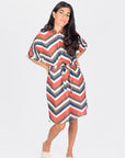 KALANI DRESS 37" (MULTI STRIPES) - Dress - Yakira Bella