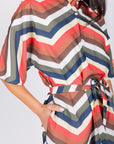 KALANI DRESS 37" (MULTI STRIPES) - Dress - Yakira Bella