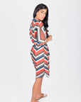 KALANI DRESS 37" (MULTI STRIPES) - Dress - Yakira Bella