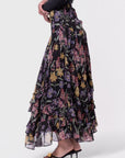 Kalina Skirt (Black Pattern) - Skirt - Yakira Bella