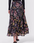 Kalina Skirt (Black Pattern) - Skirt - Yakira Bella