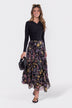 Kalina Skirt (Black Pattern)