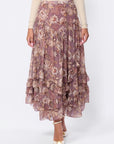 Kalina Skirt (Brown Pattern) - Skirt - Yakira Bella