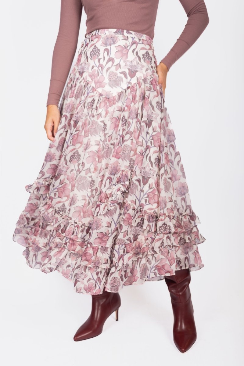 Kalina Skirt (Light Plum) - Skirt - Yakira Bella