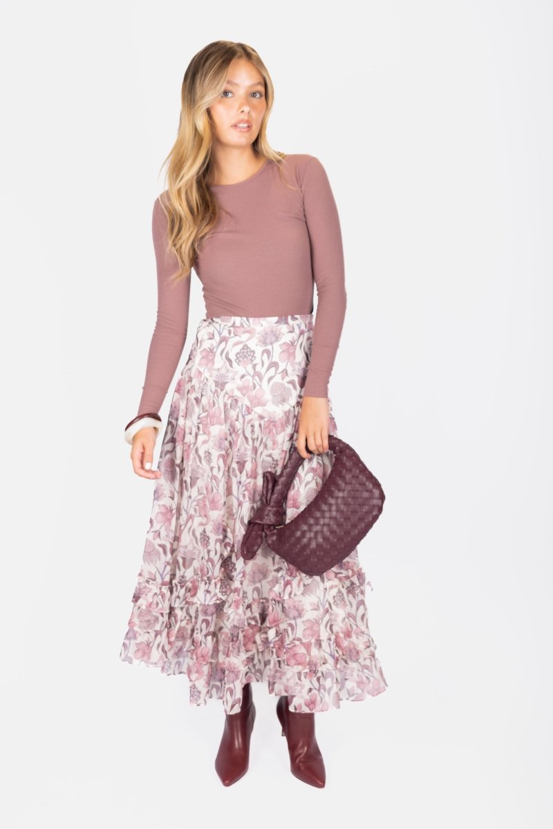 Kalina Skirt (Light Plum) - Skirt - Yakira Bella