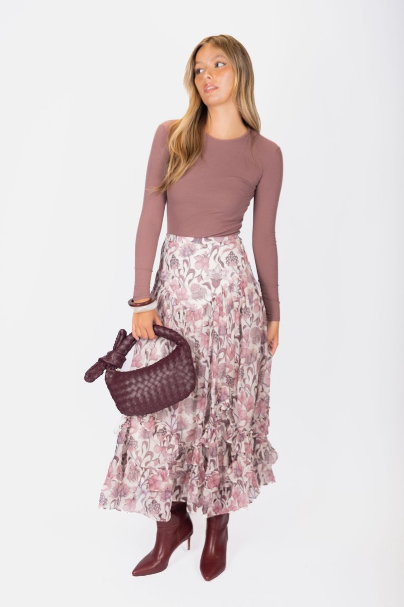 Kalina Skirt (Light Plum) - Skirt - Yakira Bella