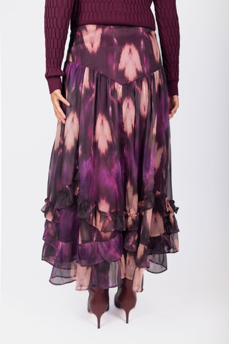 Kalina Skirt (Purple) - Skirt - Yakira Bella