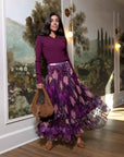 Kalina Skirt (Purple) - Skirt - Yakira Bella