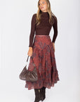 Kalina Skirt (Rust) - Skirt - Yakira Bella