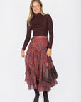 Kalina Skirt (Rust) - Skirt - Yakira Bella