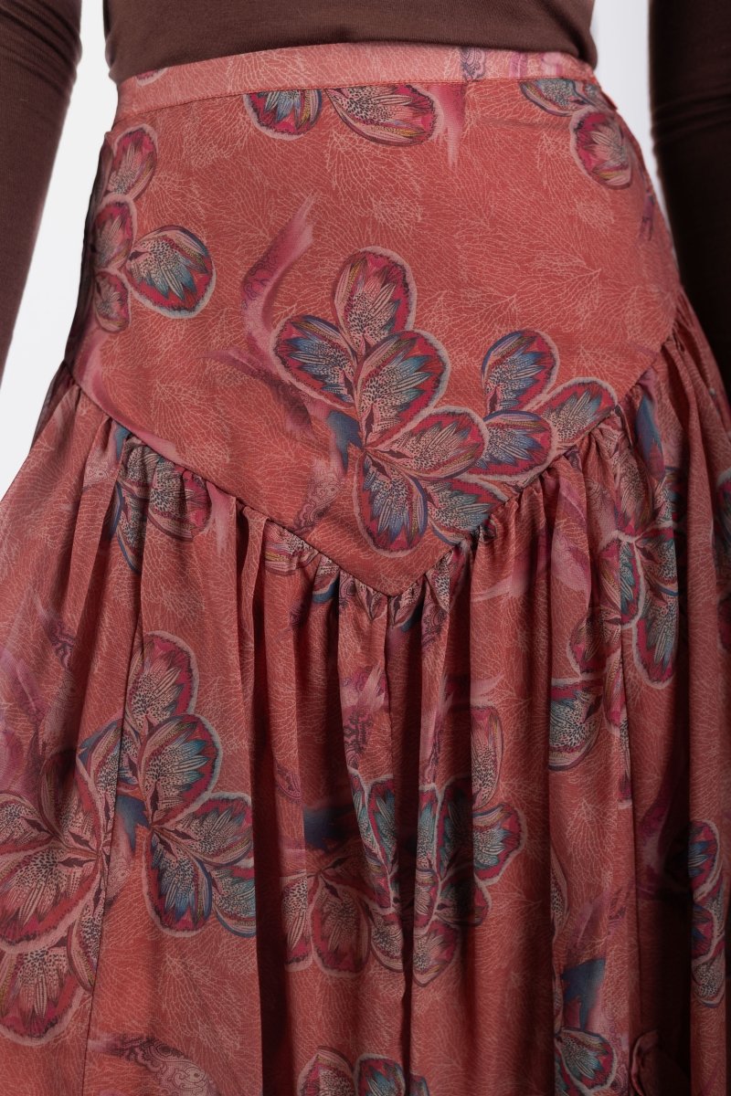 Kalina Skirt (Rust) - Skirt - Yakira Bella
