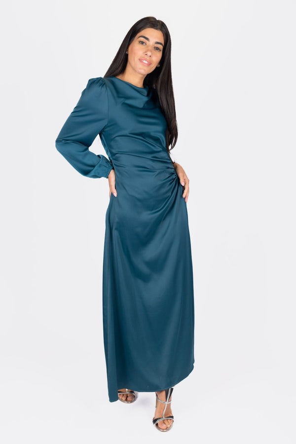 KAMILA DRESS (TEAL) - Dress - Yakira Bella