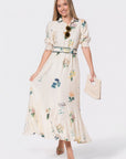 Karen Dress (White Flower) - Dress - Yakira Bella