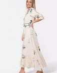 Karen Dress (White Flower) - Dress - Yakira Bella
