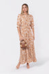 Karen Dress (White/Khaki)