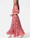 Karen Dress (White/Pink) - Dress - Yakira Bella