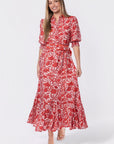 Karen Dress (White/Pink) - Dress - Yakira Bella