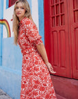 Karen Dress (White/Pink) - Dress - Yakira Bella