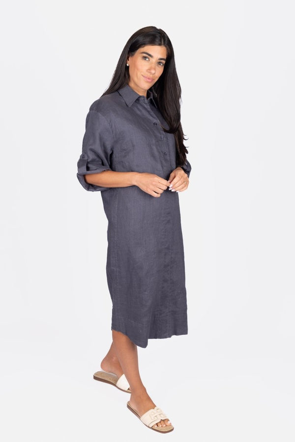 KARINA DRESS (GREY) - Dress - Yakira Bella