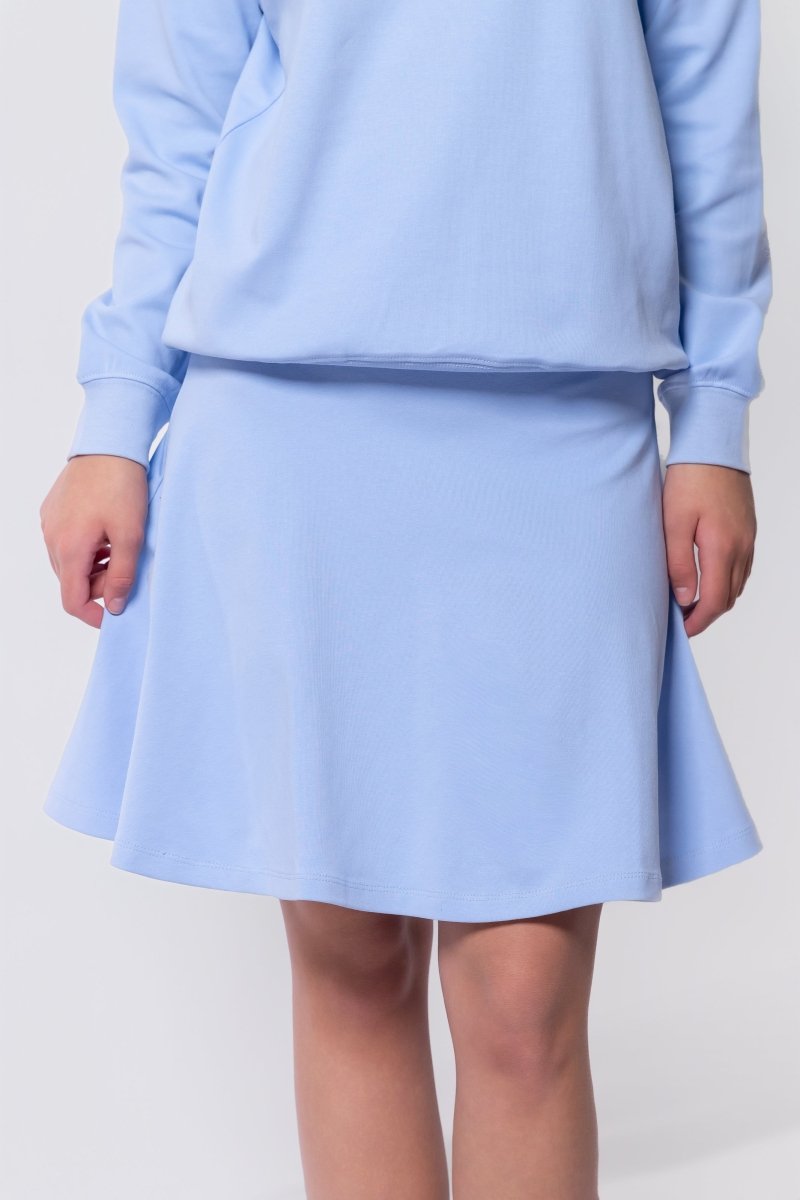 Karla Skirt 20" (Sky Blue) - Skirt - Yakira Bella