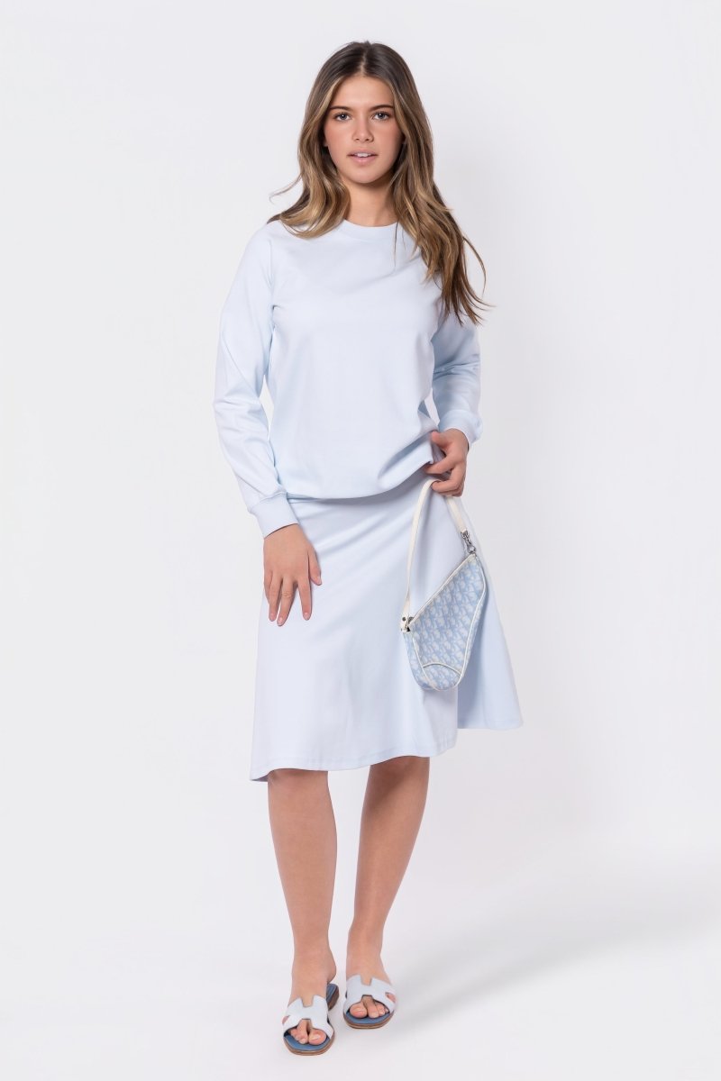 Karla Skirt 23" (Light Blue) - Skirt - Yakira Bella