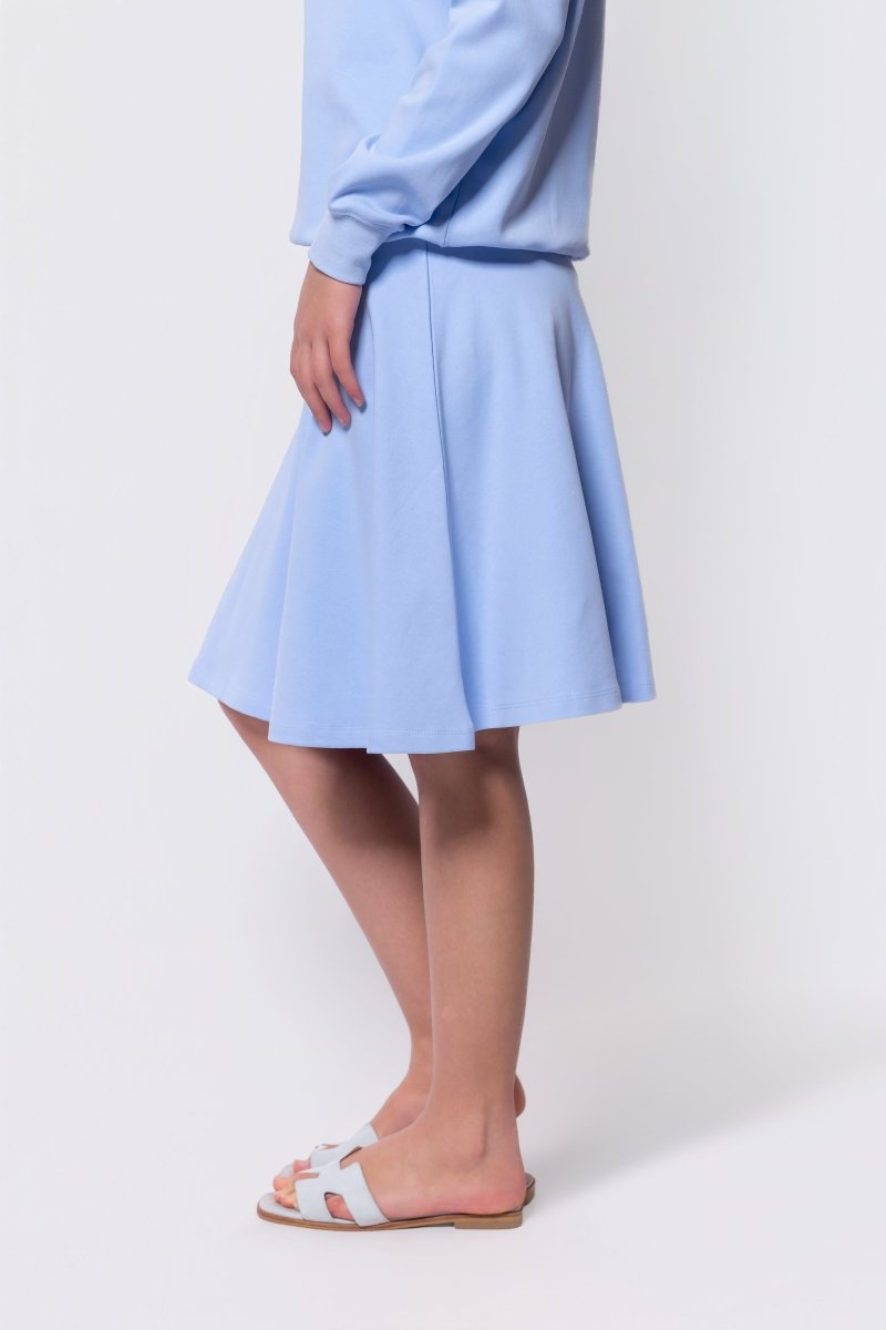 Karla Skirt 23" (Sky Blue) - Skirt - Yakira Bella