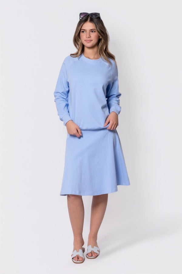 Karla Skirt 23" (Sky Blue) - Skirt - Yakira Bella