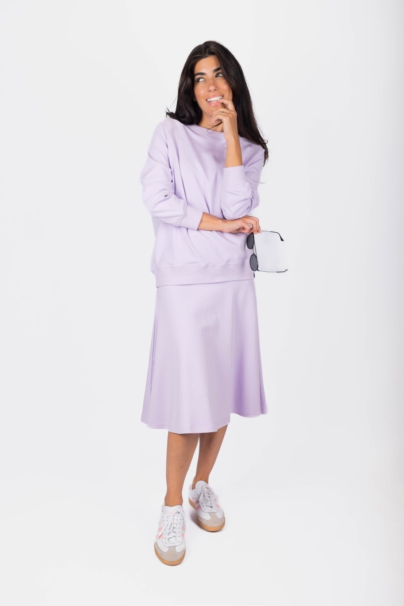 Karla Skirt 25" (Lavender) - Skirt - Yakira Bella