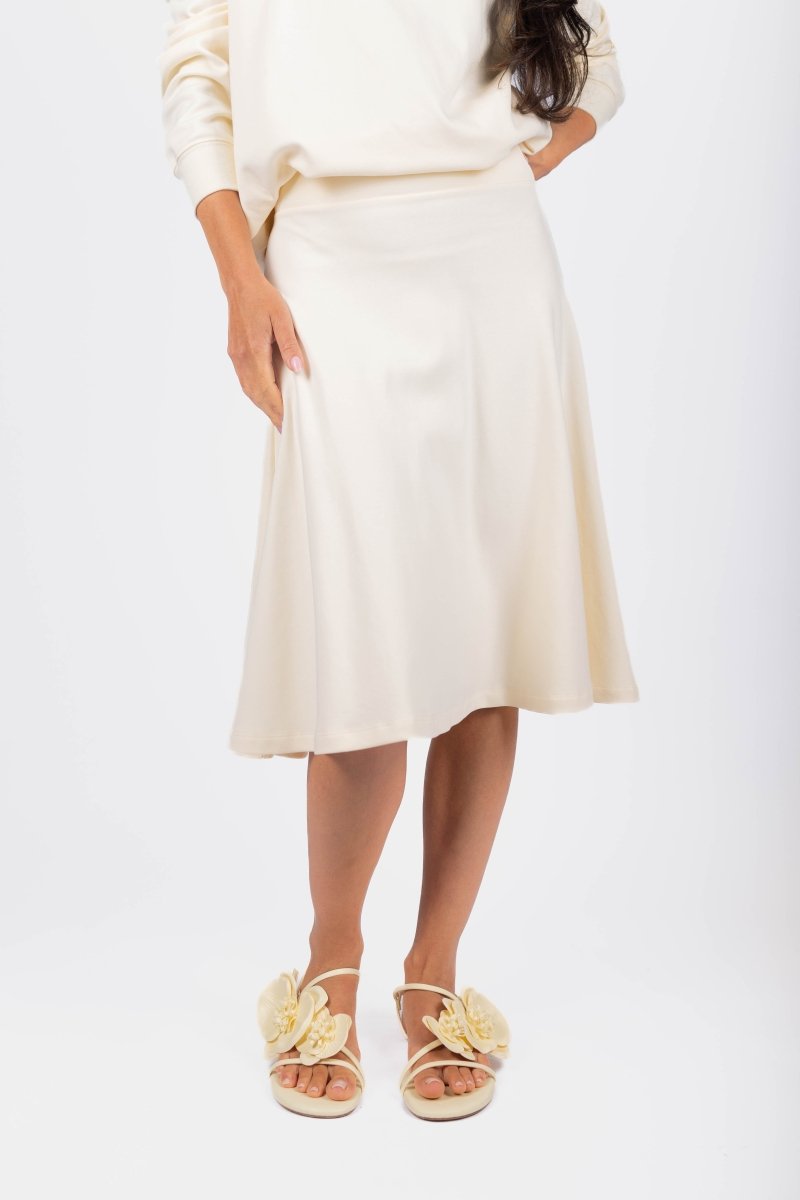 Karla Skirt 25" (Light Yellow) - Skirt - Yakira Bella