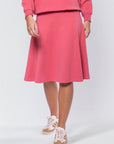 Karla Skirt 26" (Coral) - Skirt - Yakira Bella