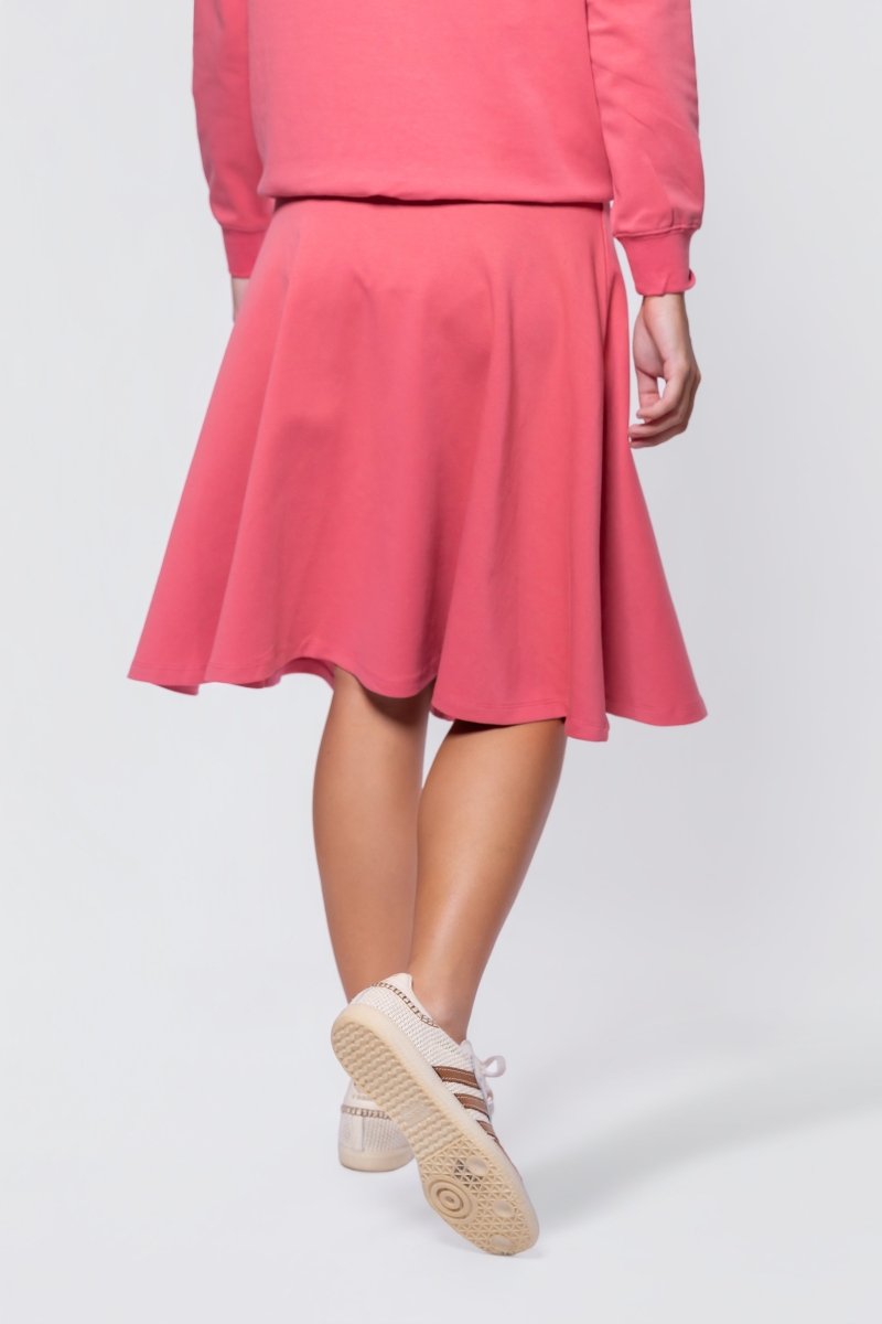 Karla Skirt 26" (Coral) - Skirt - Yakira Bella