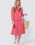 Karla Skirt 26" (Coral) - Skirt - Yakira Bella