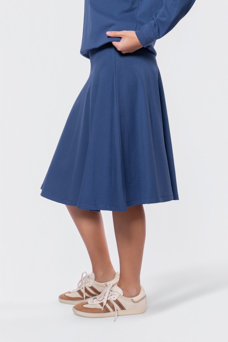 Karla Skirt 26" (Dark Blue) - Skirt - Yakira Bella