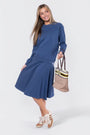 Karla Skirt 26" (Dark Blue) - Skirt - Yakira Bella