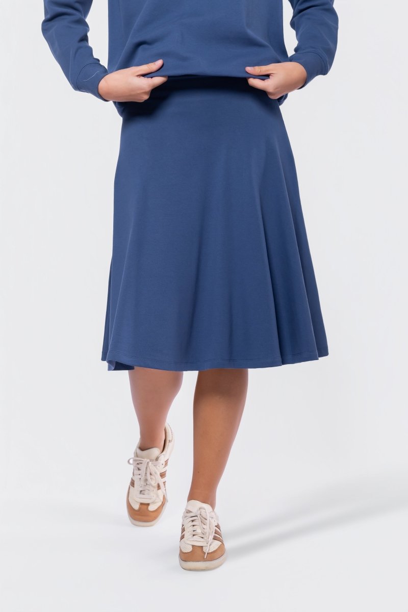Karla Skirt 26" (Dark Blue) - Skirt - Yakira Bella