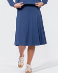 Karla Skirt 26" (Dark Blue) - Skirt - Yakira Bella