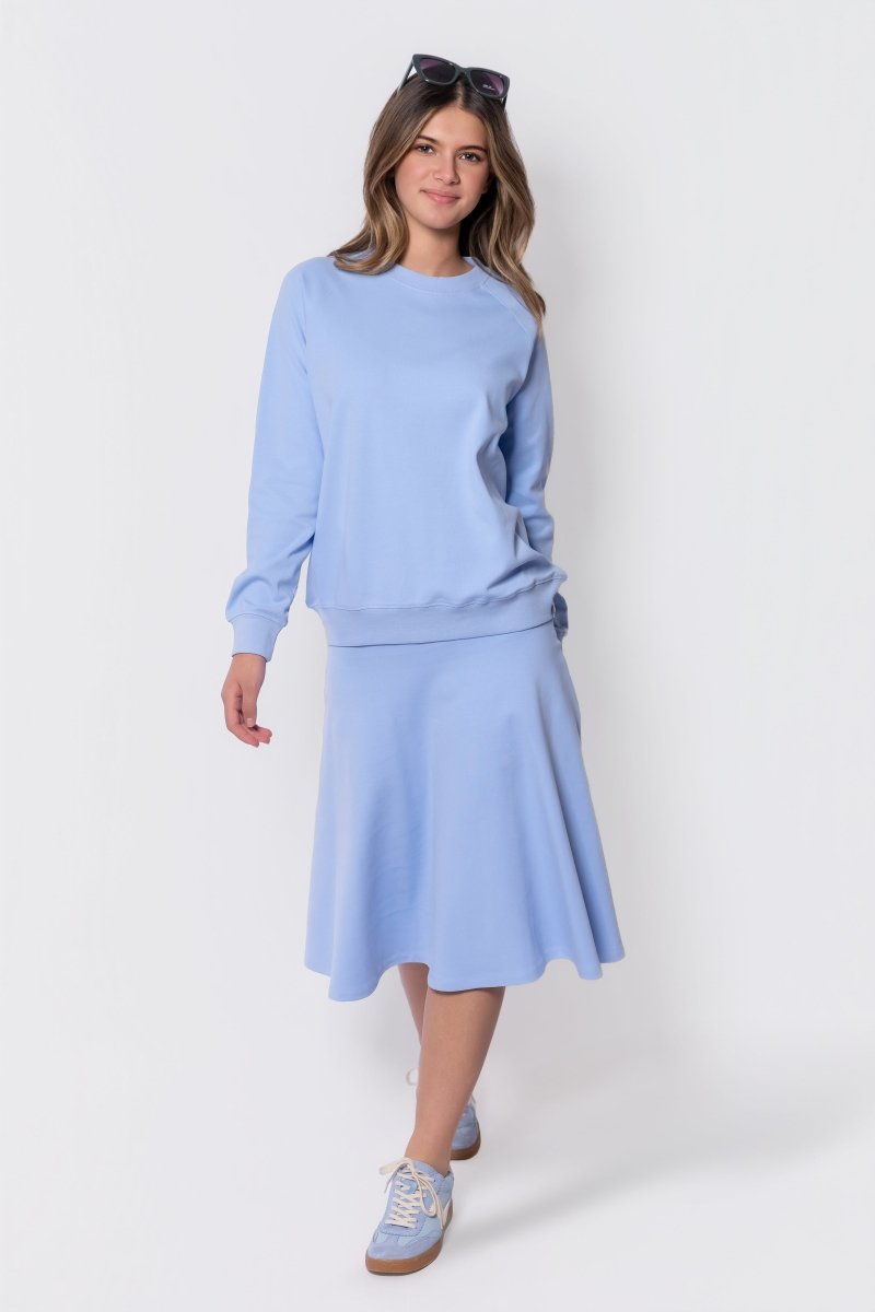 Karla Skirt 26" (Sky Blue) - Skirt - Yakira Bella