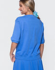 Karla Top Short Sleeve (Marina Blue) - Top - Yakira Bella