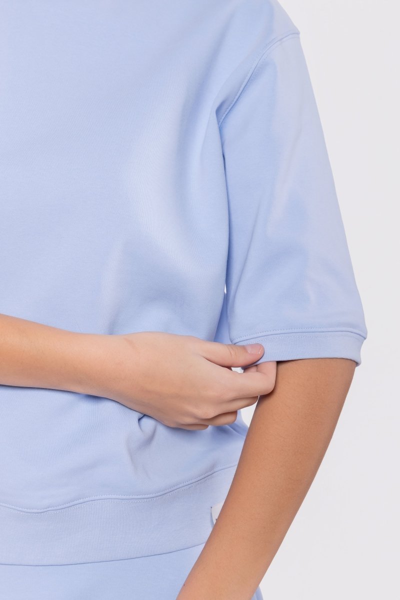 Karla Top Short Sleeve (Sky Blue) - Top - Yakira Bella
