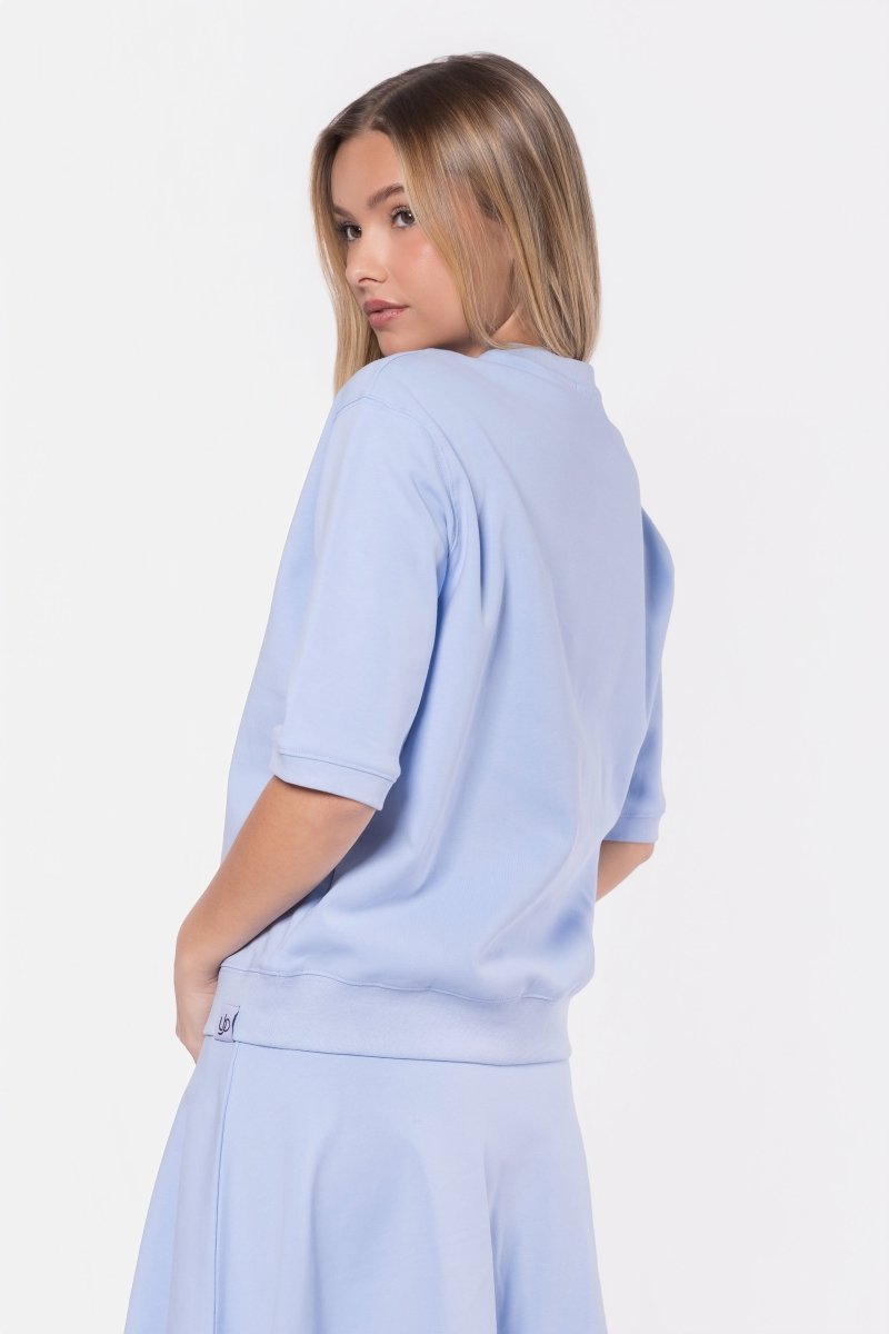 Karla Top Short Sleeve (Sky Blue) - Top - Yakira Bella