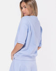 Karla Top Short Sleeve (Sky Blue) - Top - Yakira Bella