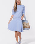 Karla Top Short Sleeve (Sky Blue) - Top - Yakira Bella